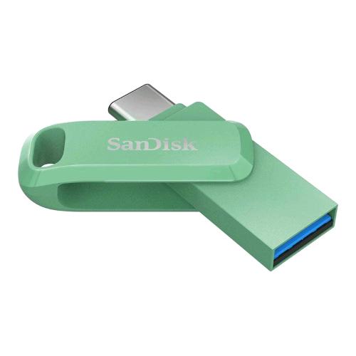 SANDISK ULTRA DUAL DRIVE GO CHIAVETTA USB TYPE A/C 64GB VERDE