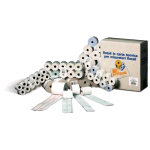 ROTOMAR ROTOLO IN CARTA TERMICA PER REGISTRATORE DI CASSA 57.5mm X 50 MT ANIMA 12 mm BIANCO CONF 10 Pz.