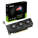 ASUS RTX4060-O8G-LP-BRK NVIDIA GEFORCE RTX 4060 8 GB GDDR6 TRIPLE FAN PCI Express 4.0 2 x HDMI 2 x DISPLAYPORT