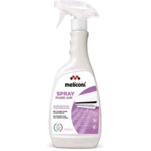 MELICONI SPRAY PURE AIR RIMUOVE LA POLVERE E RESIDUI DA FILTRI E ALTRI COMPONENTI DEL CONDIZIONATORE ADATTO ANCHE PER POMPE DI CALORE E DEPURATORI D'ARIA 500 ML
