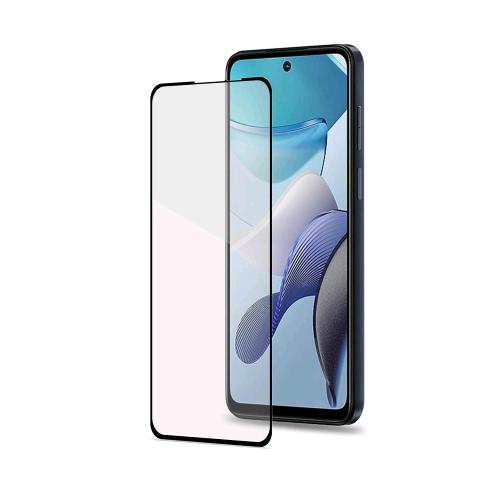 CELLY SAMSUNG GALAXY A55 5G FULL GLASS PROTEGGI SCHERMO IN VETRO TEMPERATO TRASPARENTE 9H CON BORDINO NERO