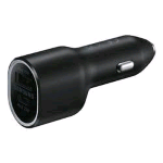 SAMSUNG CAR CHARGER DUO CARICABATTERIE DA AUTO 2 USCITE 1 x USB-A 1 x USB-C NERO IN CONFEZIONE BULK