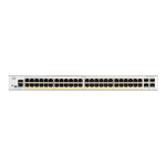 CISCO CATALYST 1200-48P-4G SWITCH GESTITO L3 - 48 x 10/100/1000 (PoE+) + 4 x Gigabit SFP - PoE+ (375 W) MONTABILE SU RACK BIANCO