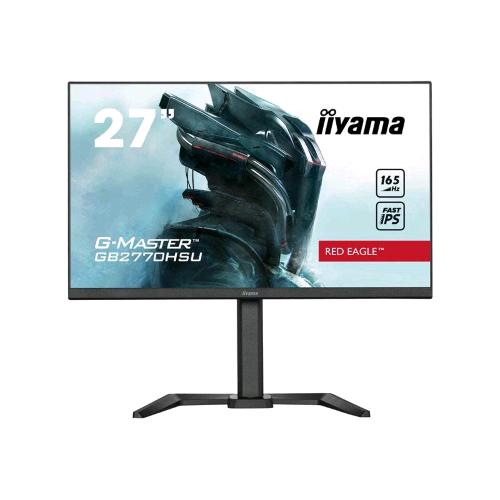 IIIYAMA G-MASTER RED EAGLE GB2770HSU-B5 GAMING 27" LED FULL FAST IPS 16:9 250 CD/mq CONTRASTO 1100:1 165Hz FREESYNC PREMIUM ALTOPARLANTI 1 x HDMI 1 x DISPLAYPORT NERO 