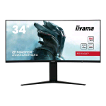 IIYAMA G-MASTER RED EAGLE GCB3480WQSU-B1 CURVED 34" VA ULTRAWIDE QUAD HD 3440 x 1440 CURVO 21:9 420 CD/mq CONTRASTO 4000:1 180Hz FREESYNC ALTOPARLANTI USB 2 x HDMI 2 x DISPLAYPORT NERO