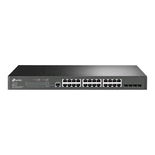 TP-LINK SG3428 SWITCH GESTITO L2+ 24 PORTE LAN Gigabit + 4 PORTE SFP MONTABILE SU RACK
