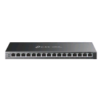 TP-LINK TL-SG116P V1 SWITCH NON GESTITO - 16 x 10/100/1000 (PoE+) - PoE+ (120 W) DESKTOP NERO