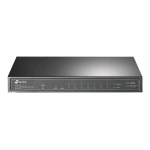 TP-LINK TL-SG1210P SWITCH NON GESTITO - 8 x 10/100/1000 (PoE+) + 1 x 10/100/1000 (uplink) + 1 x Gigabit SFP (uplink) - PoE+ (63 W) DESKTOP GRIGIO