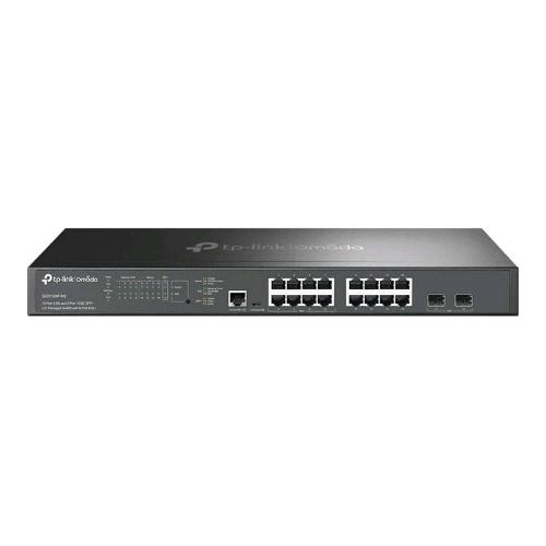 TP-LINK OMADA SG3218XP-M2 V1.6 SWITCH GESTITO L2+ - 8 x 2.5GBase-T + 8 x 100/1000/2.5G (PoE+) + 2 x 10 Gb Ethernet SFP+ (uplink )- PoE+ (240 W) MONTABILE SU RACK 