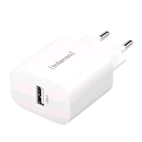 INTENSO POWER ADAPTER CARICABATTERIE DA RETE USB-A 5 W BIANCO
