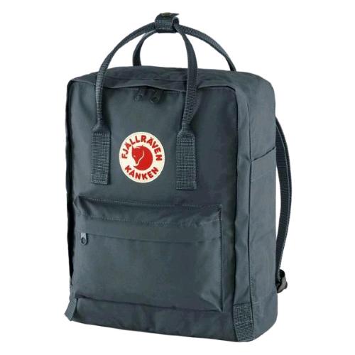 KANKEN ZAINO IN VINYLON 36X27.5X12 CM CON 3 TASCHE SPALLACCI REGOLABILI GRAFITE