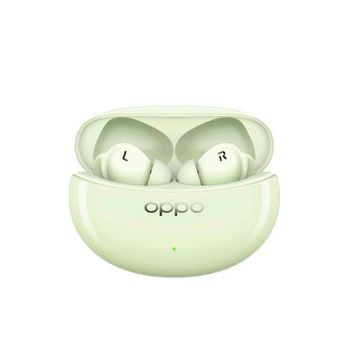 OPPO ENCO AIR 3 PRO AURICOLARI BLUETOOTH TRUE WIRELESS CONTROLLI TOUCH CANCELLAZIONE DEL RUMORE IA IP55 GREEN