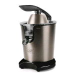 BLACK E DECKER SPREMIAGRUMI ELETTRICO 350W CON LEVA 2 CONI CONTENITORE DA 650 ML NERO GRIGIO