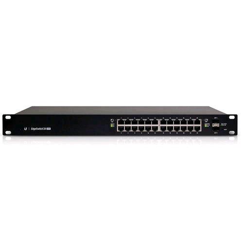 UBIQUITI EDGESWITCH ES-24-250W SWITCH GESTITO L2/L3 24 PORTE LAN GIGABIT 10/100/1000 PoE+ - 2 x SFP- MANAGED- PoE+ 250 W MONTABILE A RACK