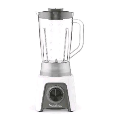 MOULINEX BLENDEO FRULLATORE TRITAGHIACCIO ELETTRICO 450W 1,5 LT 2 VELOCITA' FUNZIONE PULSE CON TAPPO DOSATORE BIANCO