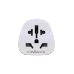 MEDIACOM MD-T102 TRAVEL ADAPTER PAESI EUROPEI BIANCO