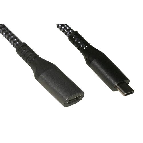 LINK CAVO PROLUNGA USB-C 3.1 (GEN 2) MASCHIO-FEMMINA 1 MT NERO