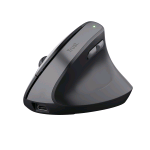 TRUST TM-270 MOUSE ERGONOMICO WIRELESS OTTICO VETICALE MANO DESTRA RF 2.4GHz 800-2400 DPI NERO