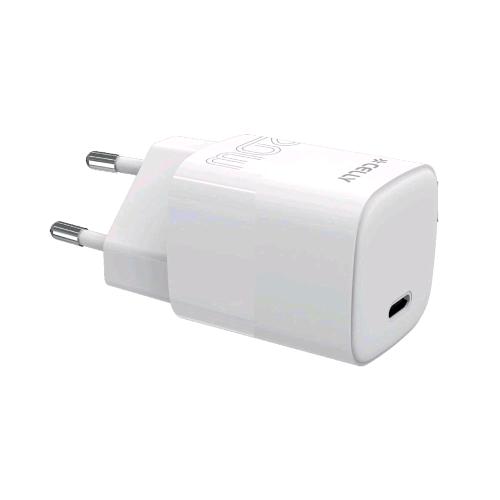 CELLY TRAVEL CHARGER PRO POWER CARICABATTERIE DA RETE GaN 1 x USB-C POWER DELIVERY 20 W BIANCO