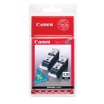 CANON PGI-520BK TWIN PACK CONFEZIONE 2 INK NERO 19 ML PER PIXMA iP100, iP110, TR150