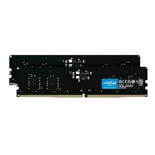 CRUCIAL CT2K8G52C42U5 KIT MEMORIA RAM 2x8GB TOT 16GB 5.200MHz TIPOLOGIA DIMM TECNOLOGIA DDR5 CAS 42