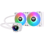 THERMALTAKE TH240 V2 ARGB SYNC CPU LIQUID COOLER SNOW EDITION DIAMENTRO VENTOLA 240mm BIANCO