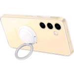 SAMSUNG GALAXY S24 CLEAR GADGET CASE COVER CON CAVALLETTO POSIZIONABILE E LACCIO INTERCAMBIABILE TRASPARENTE