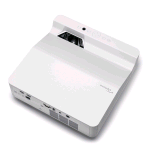 OPTOMA ZW410UST VIDEOPROIETTORE LASER WXGA DLP DURACORE OTTICA ULTRA CORTA CONTRASTO 300.000 :1 FULL 3D SPEAKER INTEGRATO COMANDI LAN CRESTRON, EXTRON, AMX, PJ-LINK E TELNET 4.000 LUMEN BIANCO