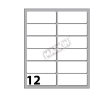 MARKIN ETICHETTE ADESIVE 56X22 mm BIANCO CONF 120 Pz.