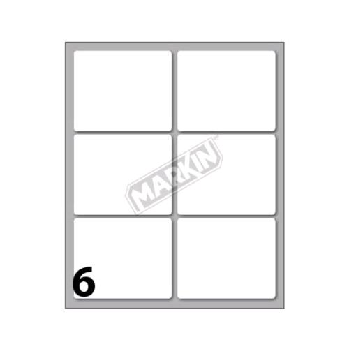 MARKIN ETICHETTE ADESIVE 56X46 mm BIANCO CONF 60 Pz.