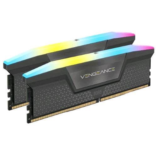 CORSAIR VENGEANCE RGB KIT MEMORIA RAM 2x16GB TOT 32GB 6.000MHz TIPOLOGIA DIMM TECNOLOGIA DDR5 CAS 30