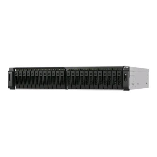 QNAP TS-H3077AFU-R7-64G NAS CHASSIS RACK 2U AMD RYZEN 7 5.3GHz RAM 64GB 30 BAY HDD/SSD HOT SWAP 2.5" 2xUSB 3.2 COLORE NERO