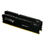 KINGSTON FURY BEAST KIT MEMORIA RAM 2x16GB TOT 32GB 6.000MHz TIPOLOGIA DIMM TECNOLOGIA DDR5 CAS 30 BLACK