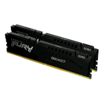KINGSTON FURY BEAST XMP KIT MEMORIA RAM 2x32GB TOT 64GB 6.400MHz TIPOLOGIA DIMM TECNOLOGIA DDR5 CAS 32 BLACK
