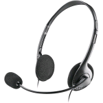 NGS MS103 MAX CUFFIE CON MICROFONO JACK 3.5mm CONTROLLO DEL VOLUME CAVO 1.5 MT NERO