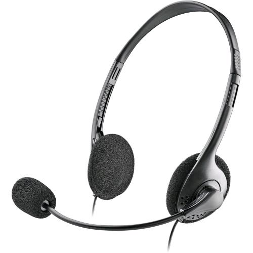 NGS MS103 MAX CUFFIE CON MICROFONO JACK 3.5mm CONTROLLO DEL VOLUME CAVO 1.5 MT NERO