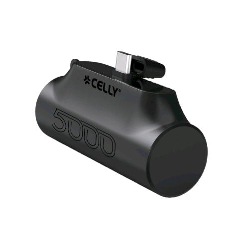 CELLY POWERBANK COMPACT 5.000mAh USB-C NERO