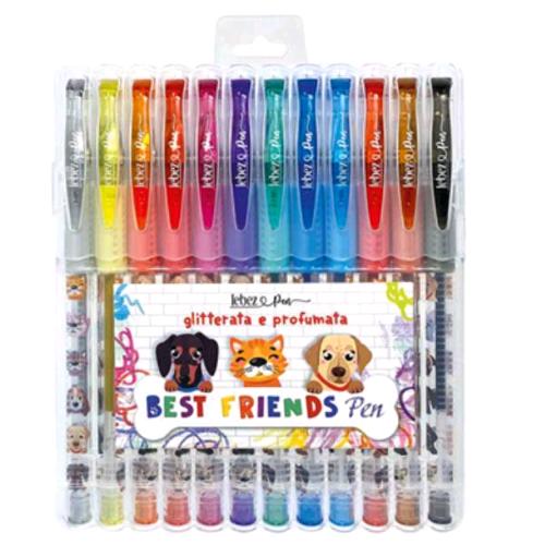 LEBEZ PENNA A SFERA INCHIOSTRO PROFUMATO COLORI ASSORTITI CONF 12 Pz.