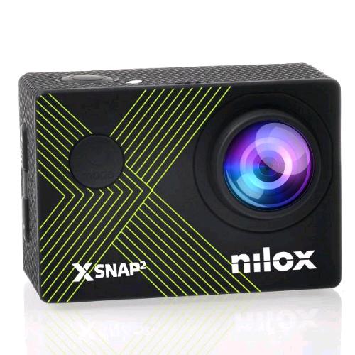 NILOX XSNAP2 ACTION CAM SPORT 8MPx 4K LCD 2" STABILIZZATORE AUTOMATICO ACCESSORI INCLUSI NELLA CONFEZIONE