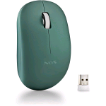 NGS FOG PRO MOUSE OTTICO WIRELESS 2.4GHz INTERFACCIA NANO USB 2 PULSANTI SILENZIOSI E ROTELLA DI SCORRIMENTO PLUG AND PLAY AMBIDESTRO 1000 DPI VERDE