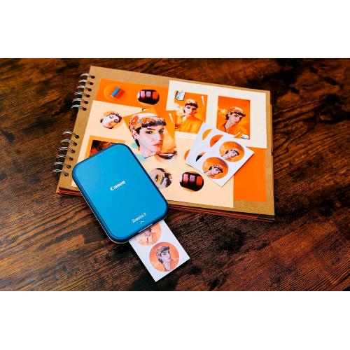 CANON ZOEMINI 2 STAMPANTE FOTOGRAFICA PORTATILE A COLORI BLUETOOTH - USB A BATTERIA RICARICABILE STAMPA 5 x 7.6cm BLU MARINO/BIANCO