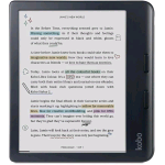 KOBO LIBRA COLOUR E-READER 7" GLARE-FREE COLOUR E INK KALEIDO 3 DISPLAY DARK MODE OPTION AUDIOBOOKS WATERPROOF BLACK