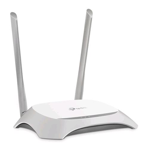 TP-LINK TL-WR840N ROUTER WIRELESS FAST ETHERNET BANDA SINGOLA 2.4 GHz 300 Mbit/s GRIGIO BIANCO