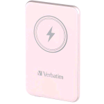 VERBATIM POWER BANK 5.000mAh RICARICA WIRELESS 15 W PD 20W PINK