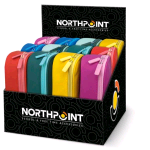 LEBEZ TASCHETTA ROUND ESPOSITORE ASTUCCIO  2 ZIP  24X6X11 CM COLORI ASSORTITI CONF 12 Pz.