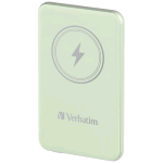 VERBATIM MAGNETIC WIRELESS POWER BANK 5.000mAh RICARICA WIRELESS MAGNETICA 15 W PD 20 W VERDE