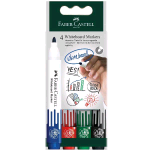 FABER CASTELL MARCATORE PER LAVAGNA PUNTA TONDA VERDE CONF 10 Pz.