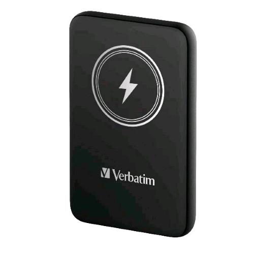 VERBATIM POWERBANK 10.000mAh MAGNETICO WIRELESS NERO