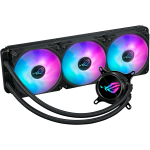 ASUS ROG STRIX LC III 360 ARGB DISSIPATORE A LIQUIDO PER CPU POMPA ASETEK V2 DI 7a GENERAZIONE VENTOLE ARGB ROG PREMIUM AURA SYNC NERO