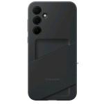 SAMSUNG GALAXY A35 5G CARD SLOT COVER CUSTODIA CON TASCA PER TESSERE NERO